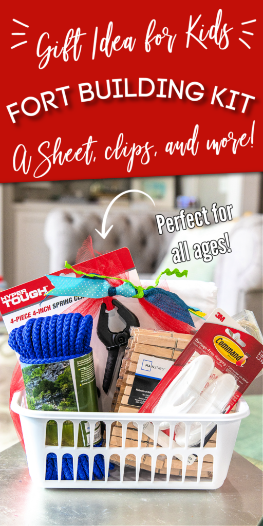 diy fort building kit gift idea for kids pinterest option