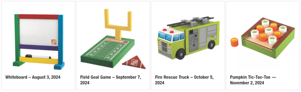 Home Depot Kids Workshop