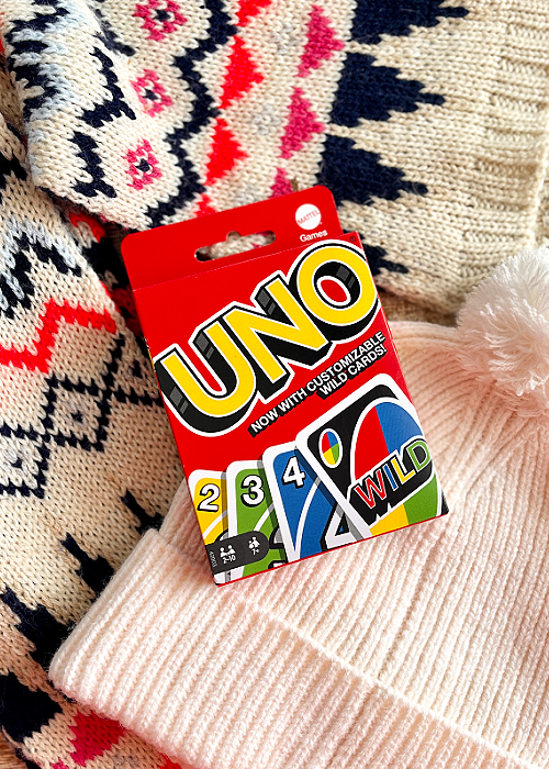 playing cards in snow day survival kit