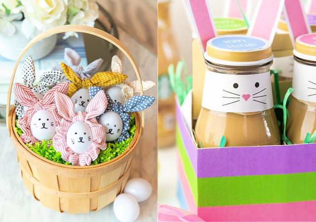 easter bunny ideas photos a scrunchie easter bunny basket and easter bunny frappuccino gift