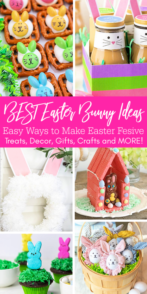 easter bunny ideas for crafts, snacks, decor and more!