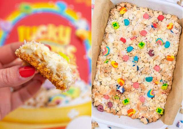 lucky charms magic cookie bars