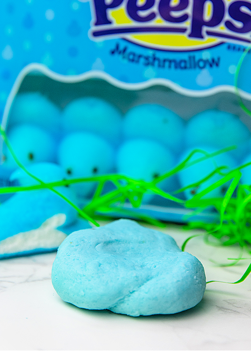 blue peeps edible play dough made with only 3 ingredients