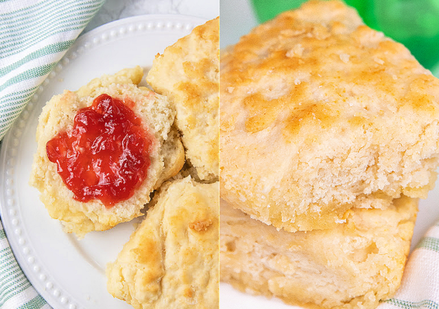 4 ingredient sprite biscuits made with sour cream feature image