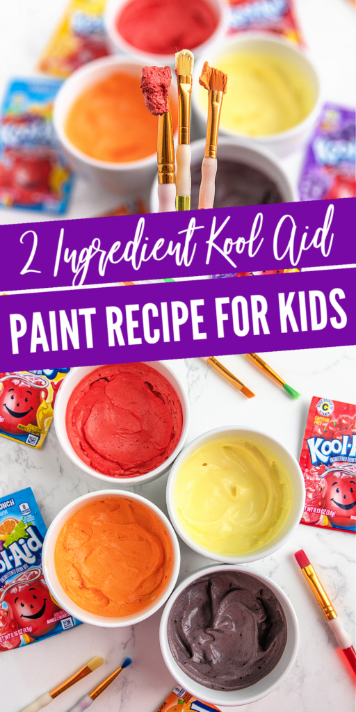 2 ingredient kool aid paint pinterest image