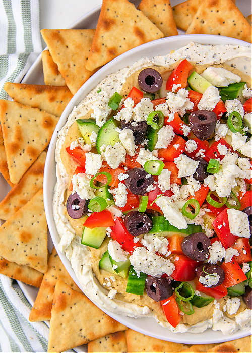 7 layer greek dip recipe instructions