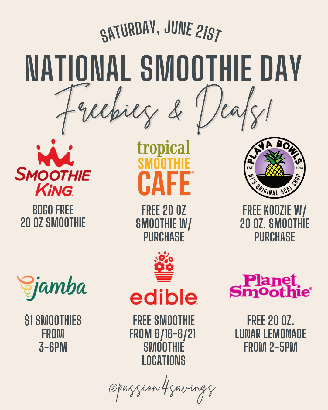 National Smoothie Day