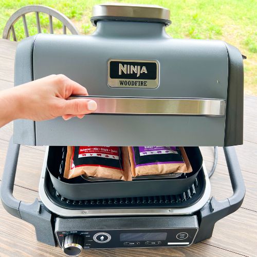 Ninja Woodfire 7-in-1 Pro Outdoor Grill & Smoker w/Probe & Accessories
