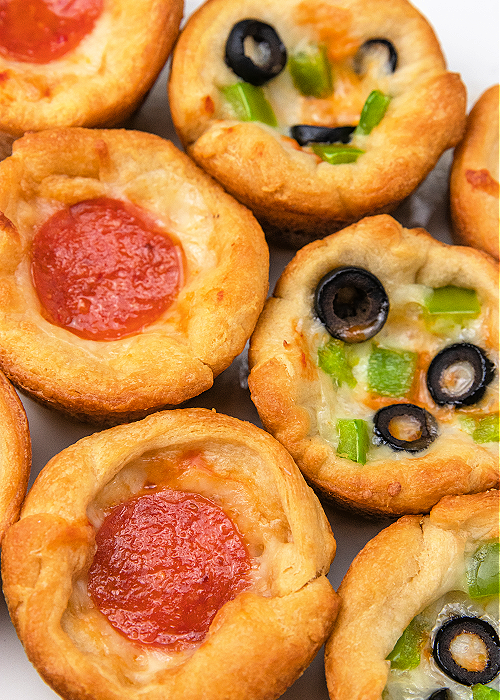 deep dish pizza cupcakes made by kids