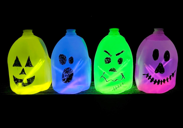 milk jug monster luminaries