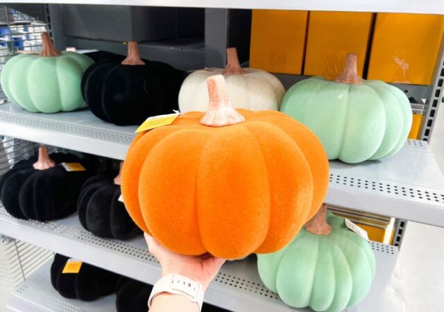 Flocked Pumpkins Walmart