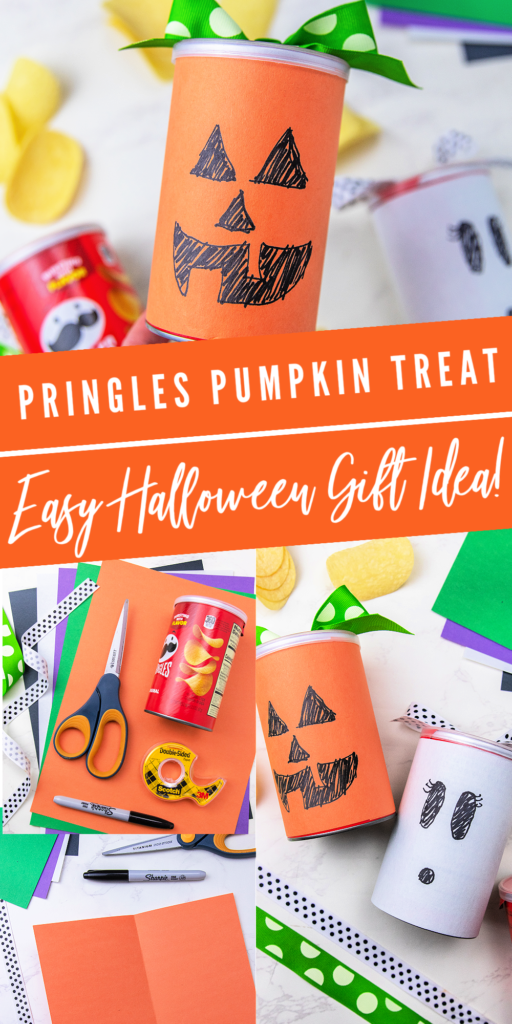 jack o lantern pringles gift pinterest image