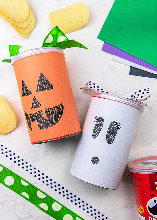 halloween pringles treat gift idea
