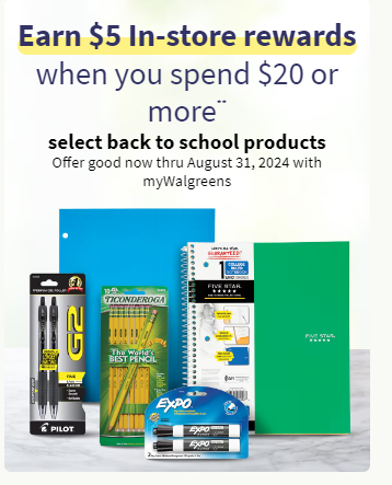 walgreens back to school