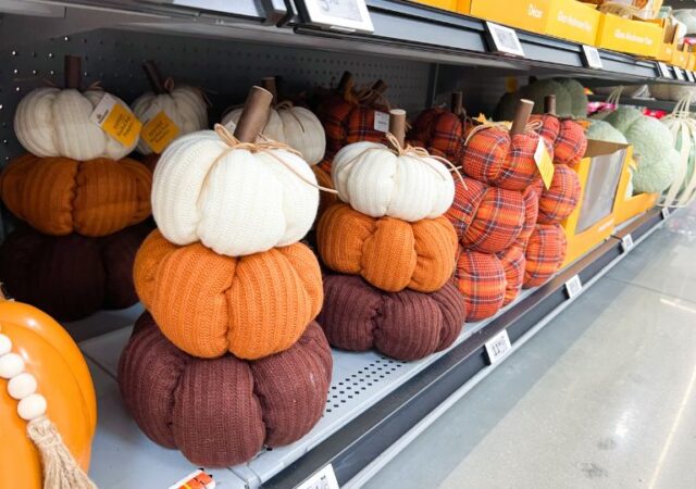 Stacked Pumpkin Decor