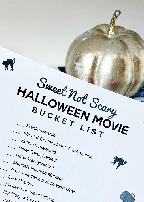 printable halloween movie bucket list