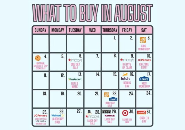 What To Buy In August