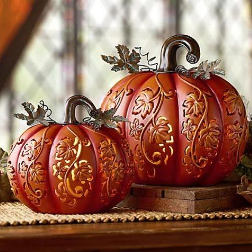 Illuminated Pumpkin Decor