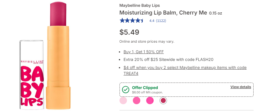 maybelline baby lips