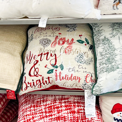 kohl's christmas pillow