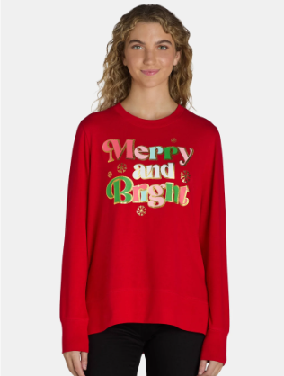 women's christmas sweater tops