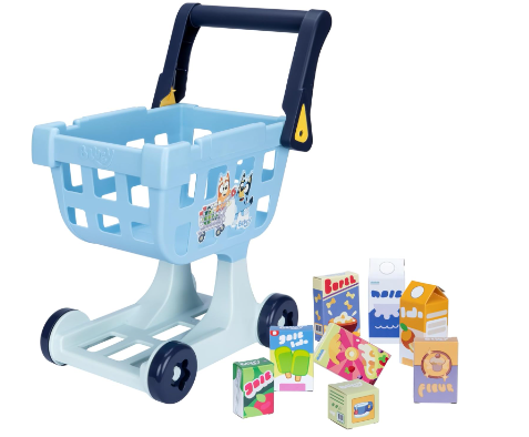 bluey shopping cart