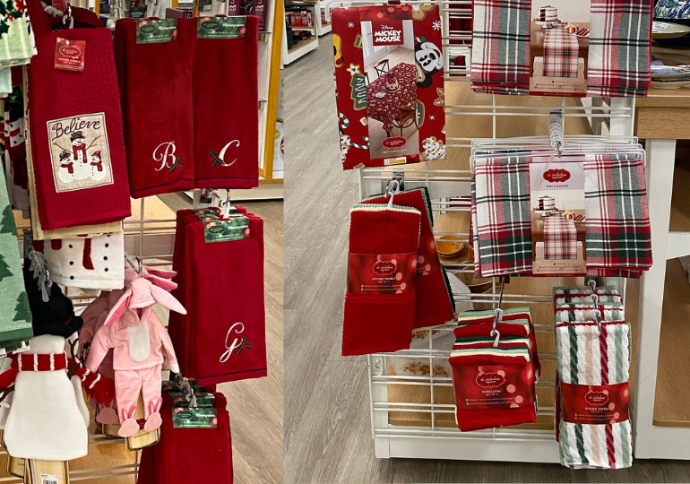christmas hand towels on sale