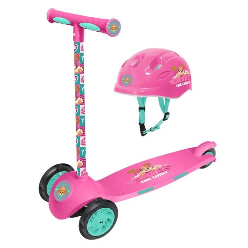 Kids' Scooter and Helmet Set