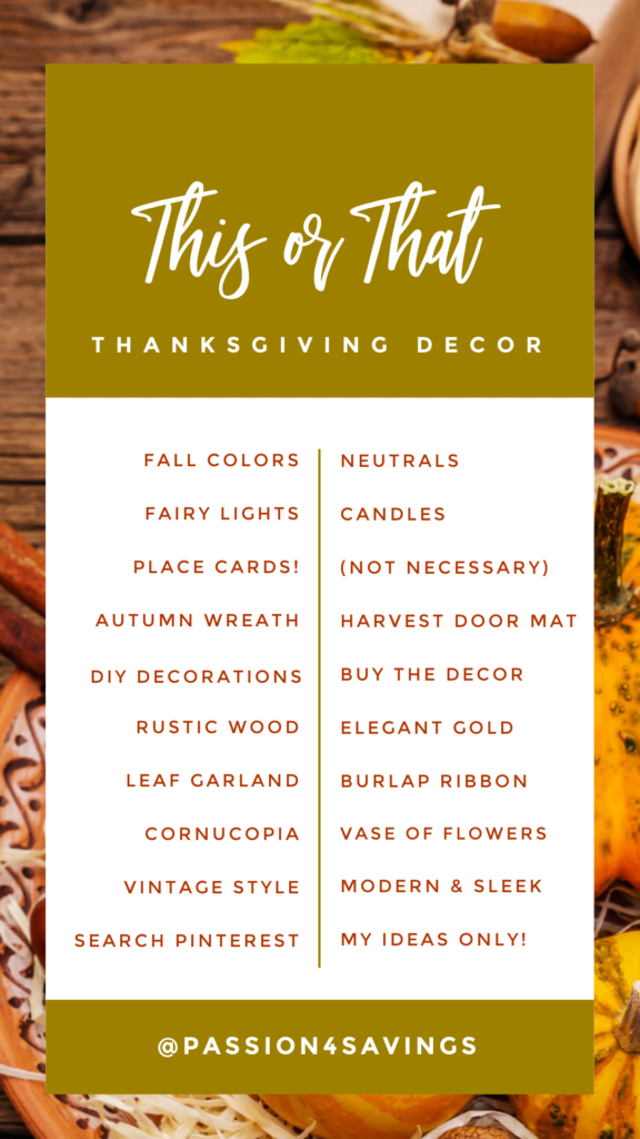 this or that thanksgiving decor