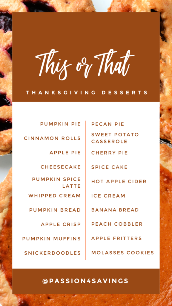 this or that thanksgiving desserts
