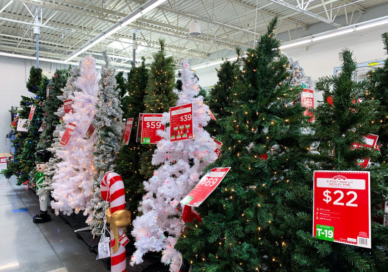 Walmart Christmas Trees on Sale