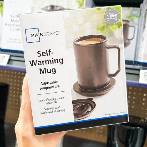 mainstay self warming mug deals
