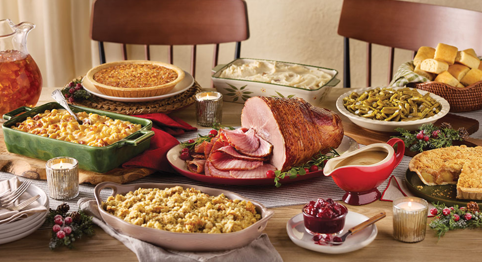 order christmas dinner - cracker barrel
