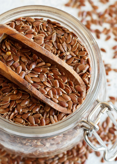 ground flaxseed as an egg substitute