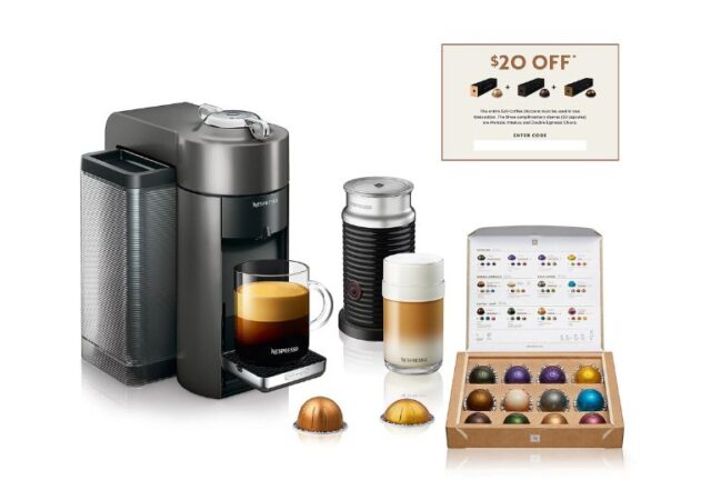 Nespresso Coffee and Espresso Maker on Sale