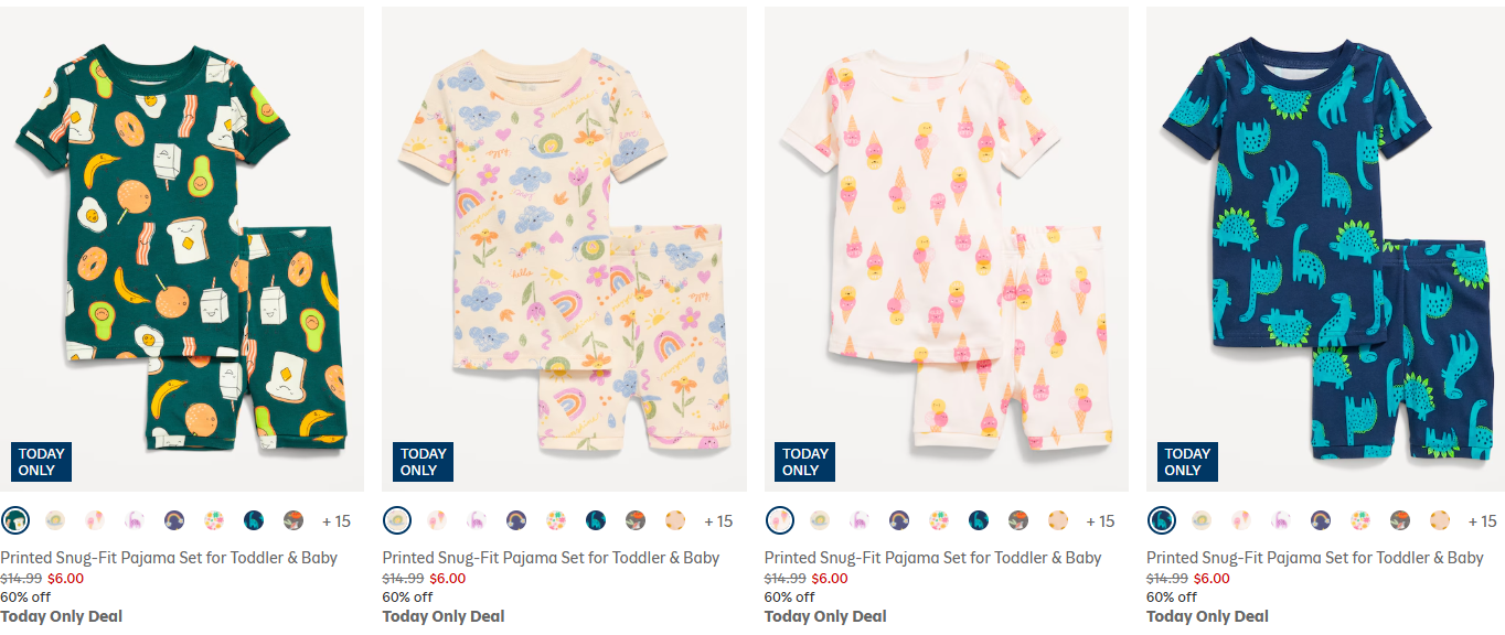 Old Navy Pajamas on Sale