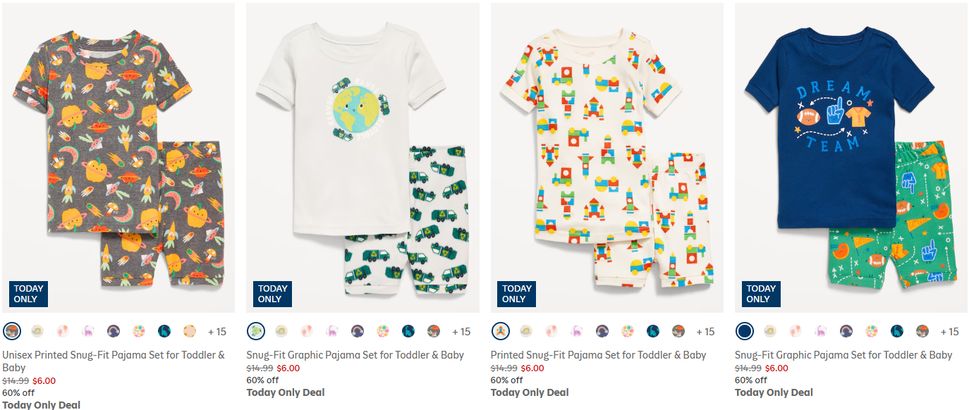 Old Navy Pajamas on Sale