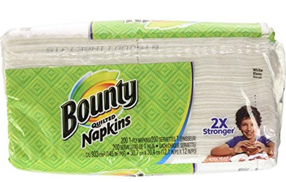 bounty napkins