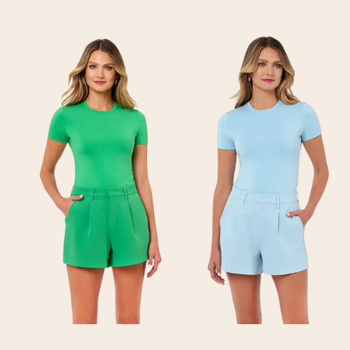 women's trouser shorts