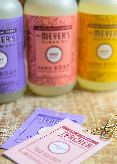 mrs meyer's teacher appreciation gift free printable tag