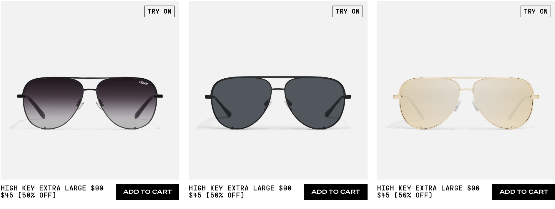 quay sunglasses on sale