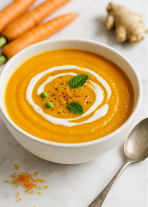carrot and ginger soup spring soups recipes