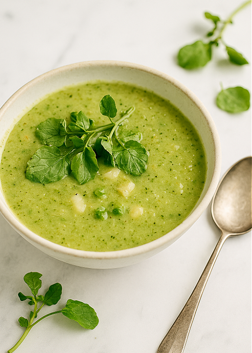 watercress and potato soup recipe spring soup recipe