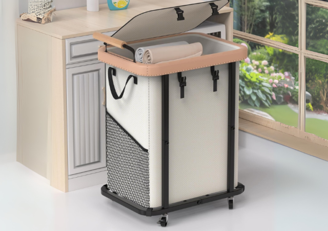 rolling laundry basket amazon deal