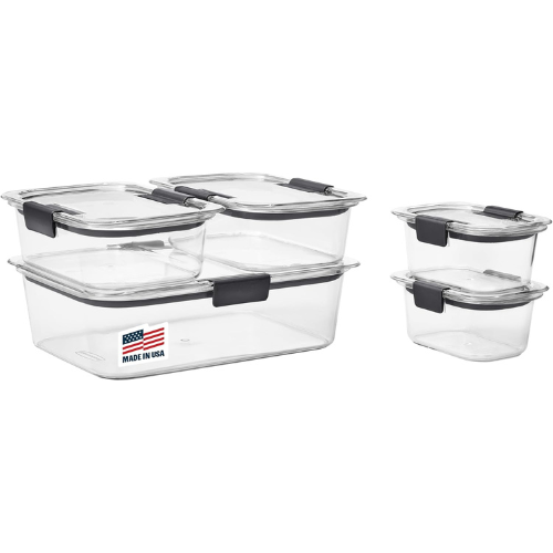 Rubbermaid Brilliance Containers On Sale