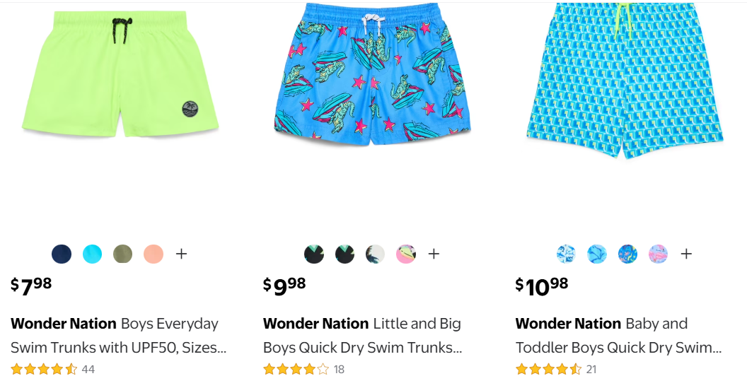swim trunks