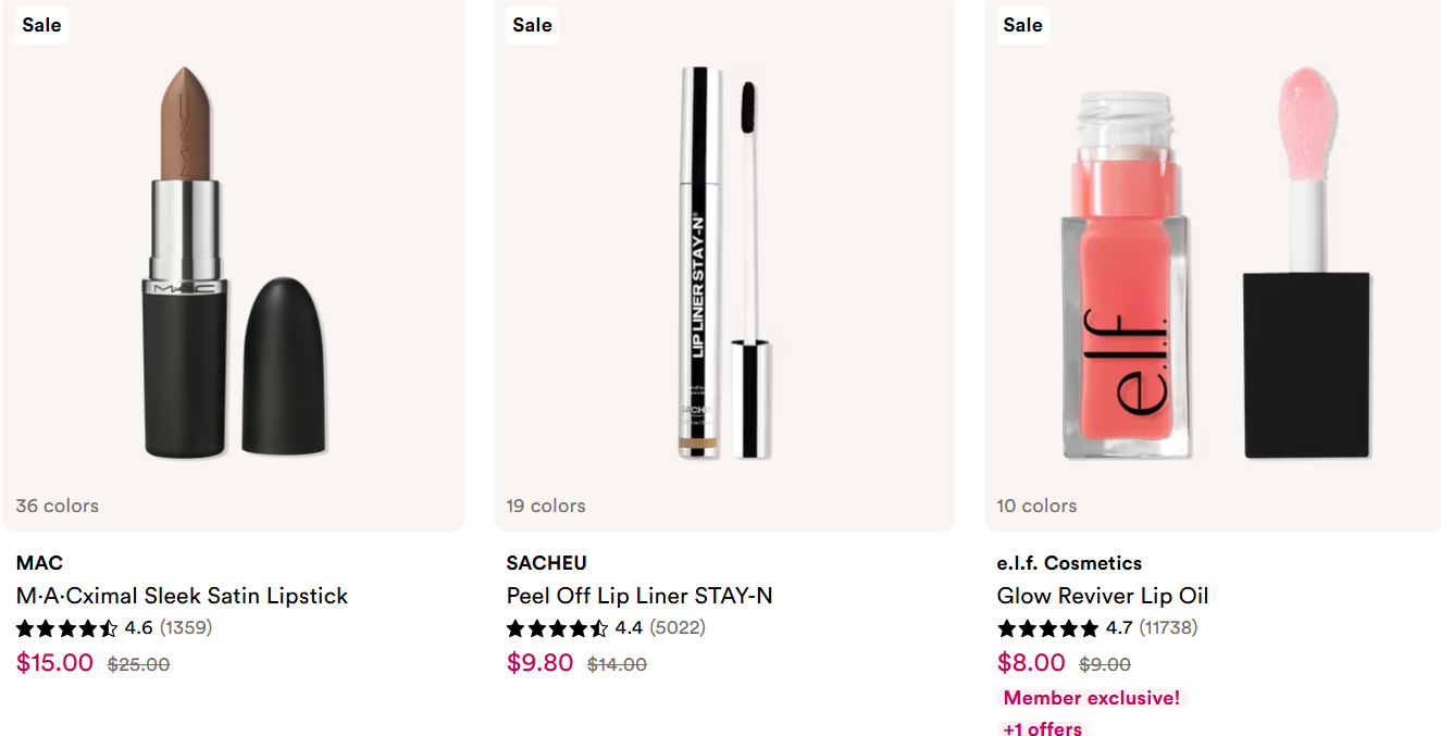 Lipstick Sale