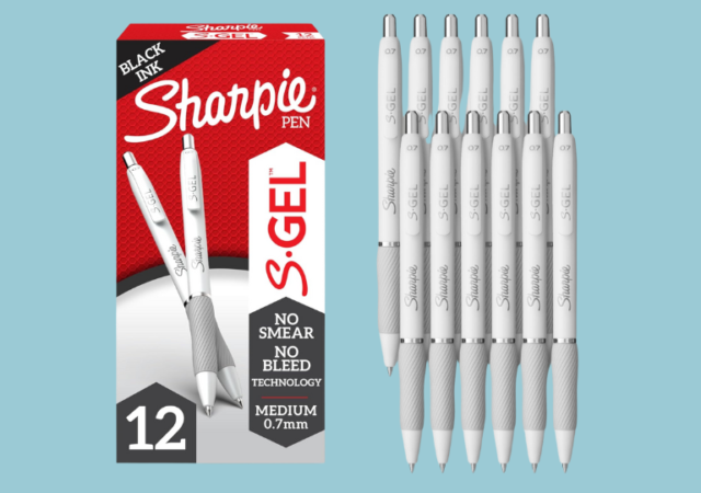 white sharpie s-gel pens on sale