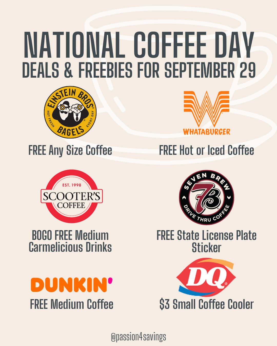 coffee day freebies