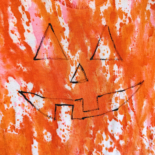 jack-o-lantern squirt gun tshirt idea for halloween